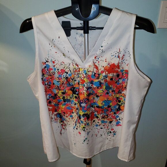 Grace Elements Sz 14 Orange Lined Blazer. Trendy, Professional, Cuffs - Picture 15 of 15